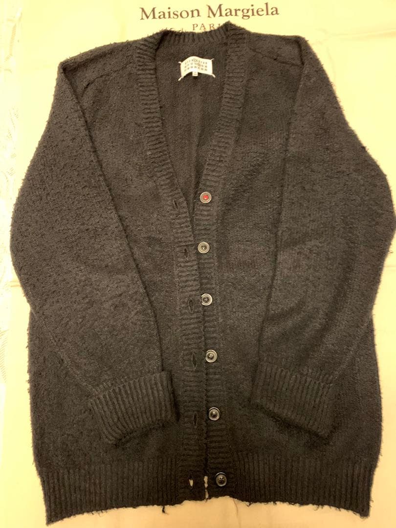 Maison Margiela オーバーサイズブラックカーディガンS美品