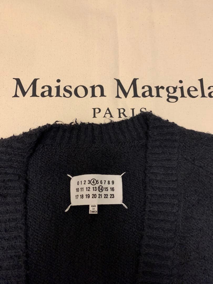 Maison Margiela オーバーサイズブラックカーディガンS美品