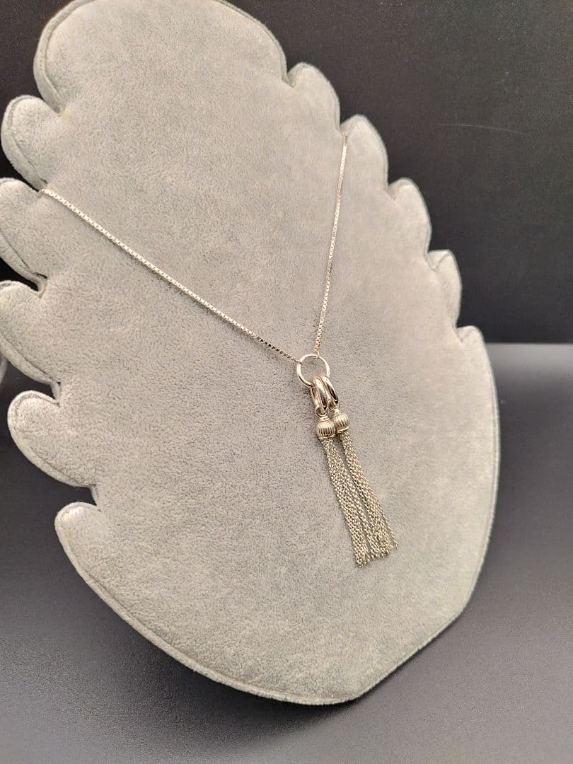アクセサリー High-End SILVER CLASSIC TASSEL NECKLACE