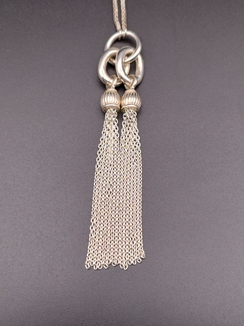 アクセサリー High-End SILVER CLASSIC TASSEL NECKLACE
