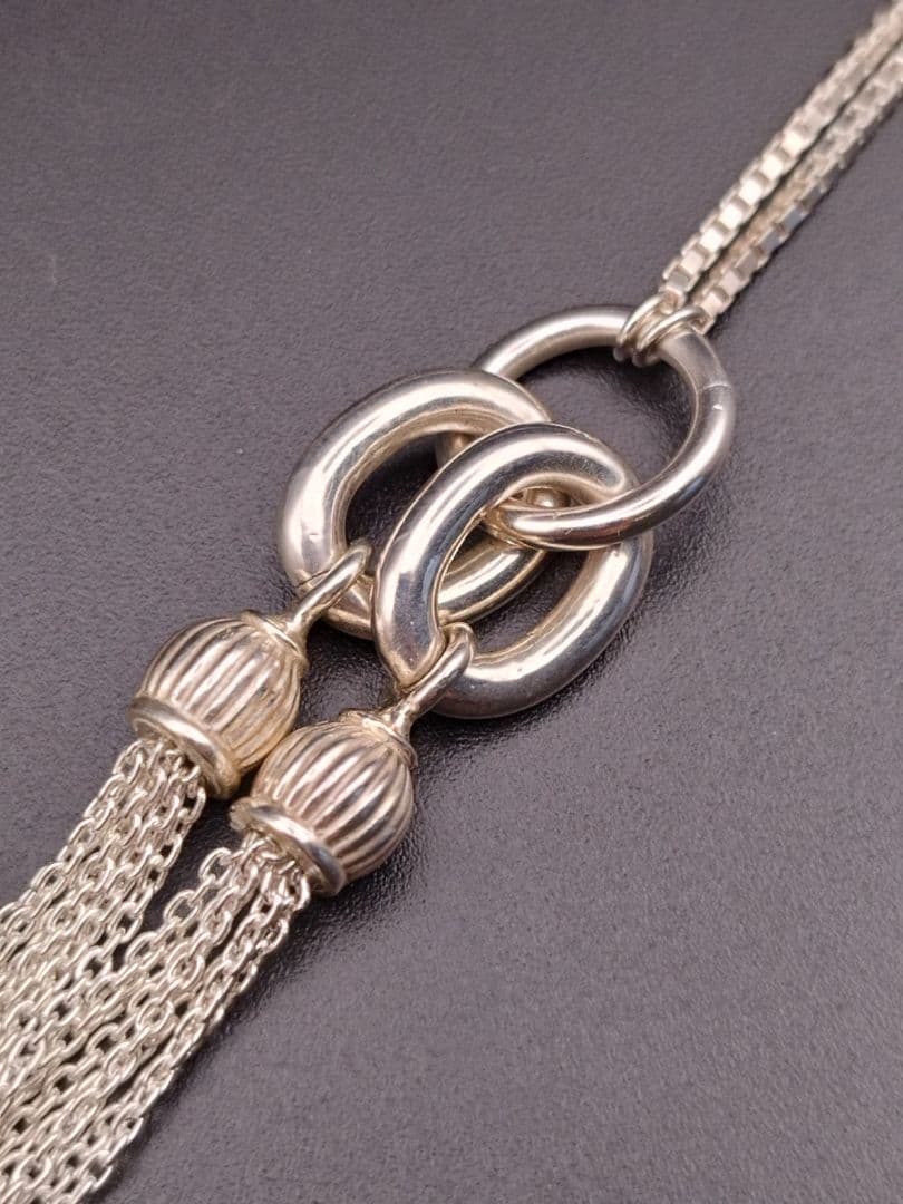 アクセサリー High-End SILVER CLASSIC TASSEL NECKLACE