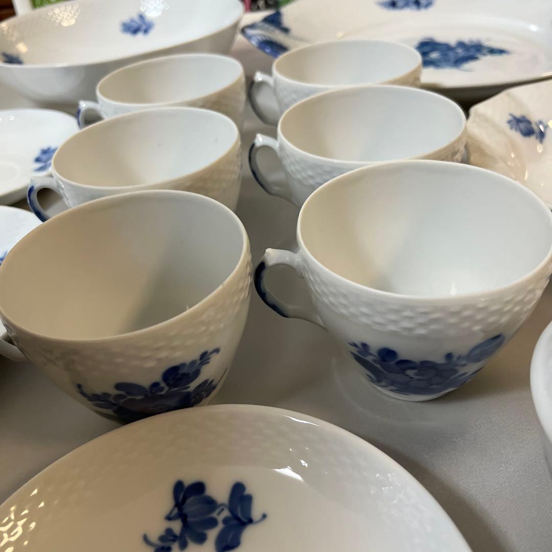 ☆美品☆未使用品☆ 【ロイヤルコペンハーゲン】 ブルーフラワー ☆２６点セット☆