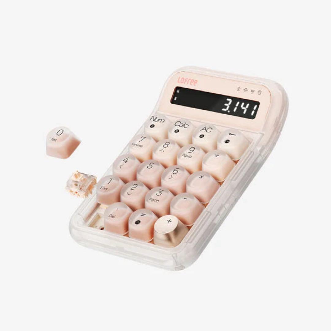 【正規品】Lofree Foundation ワイヤレス 電卓 テンキー ピンク