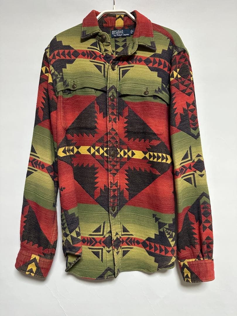 Polo by Ralph Lauren ネルシャツ ネイティブ柄