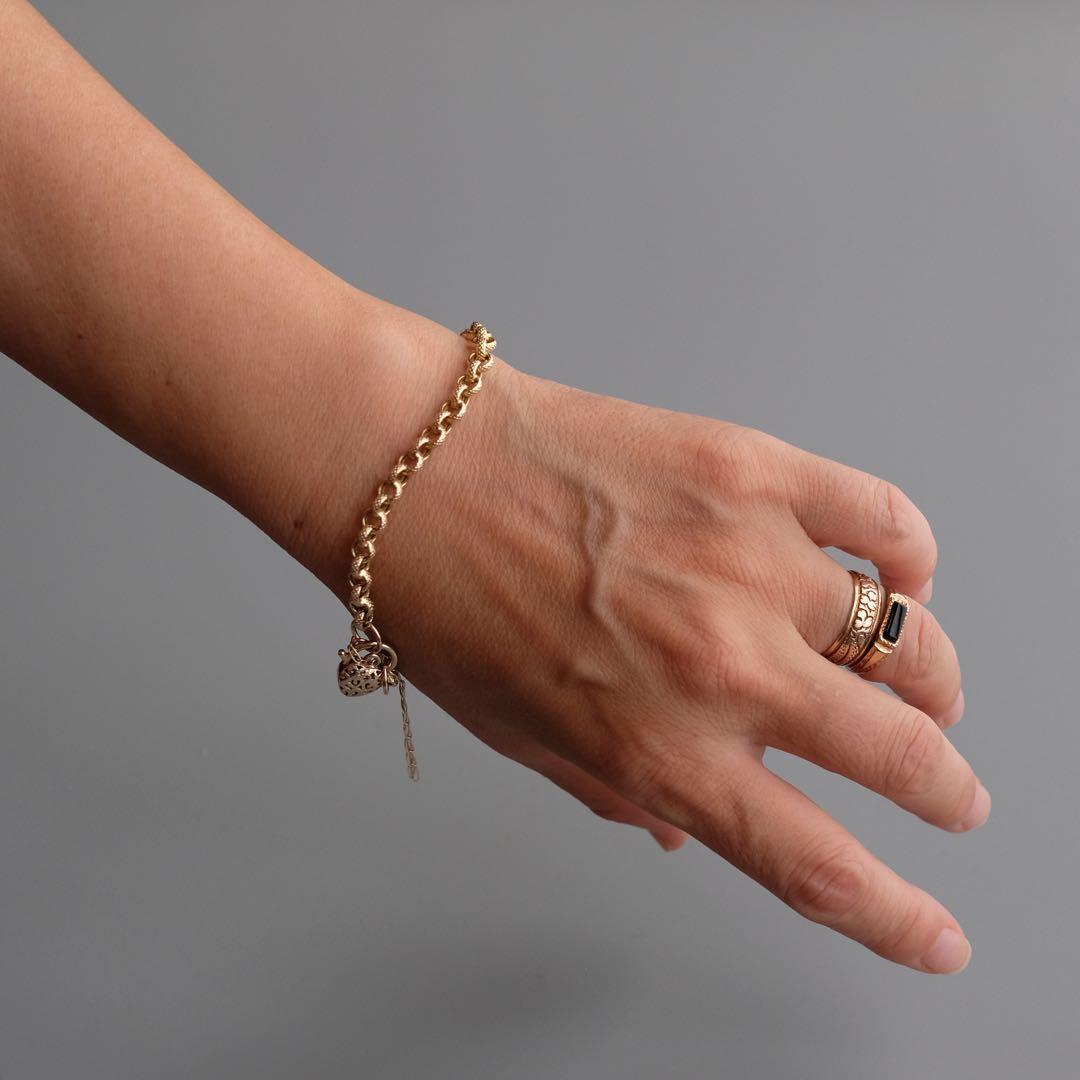 イギリス・バーミンガム1988年ヴィンテージ9Kゴールド ブレスレット專用