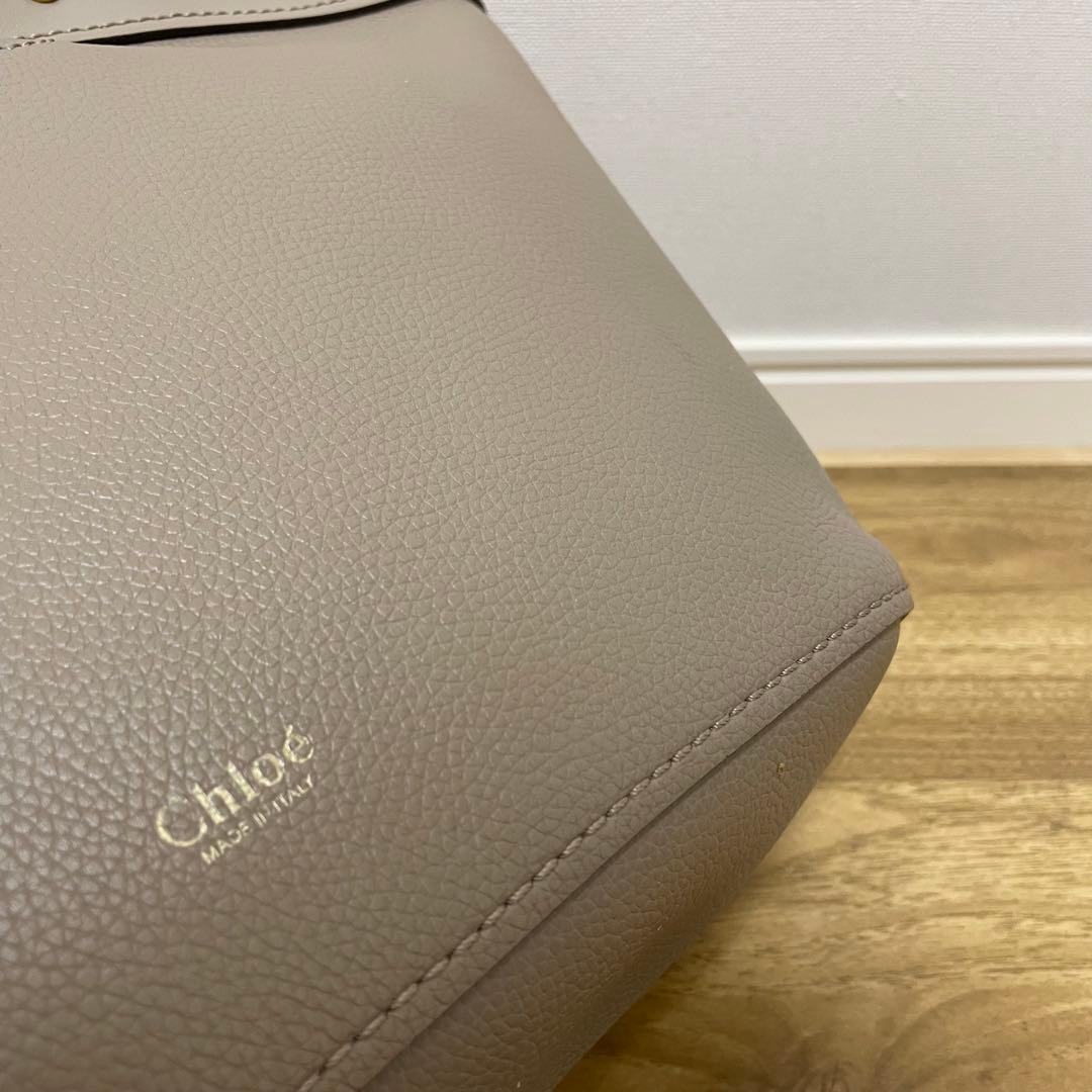 《美品》Chloe（クロエ） レザー トートバッグ　ベージュ