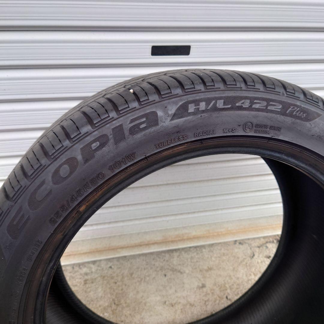 ①ブリヂストンエコピアH/L422plus 255/45R20