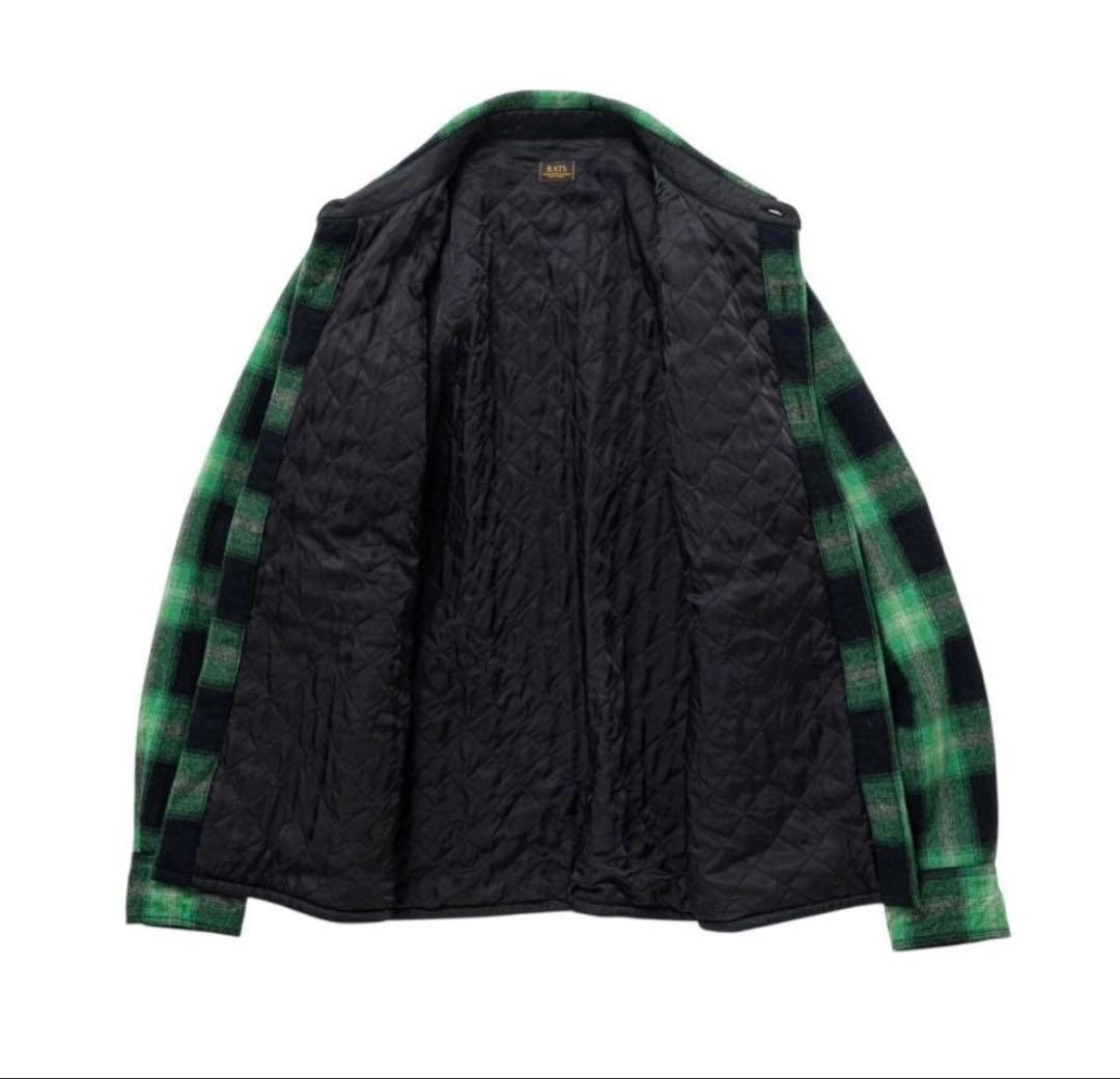 RATS WOOL CHECK SHIRT JKT XLサイズ　最安値