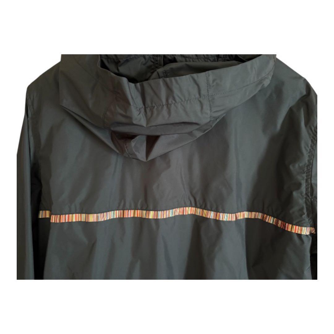 【美品】PaulSmith マルチストライプフーデッドブルゾン