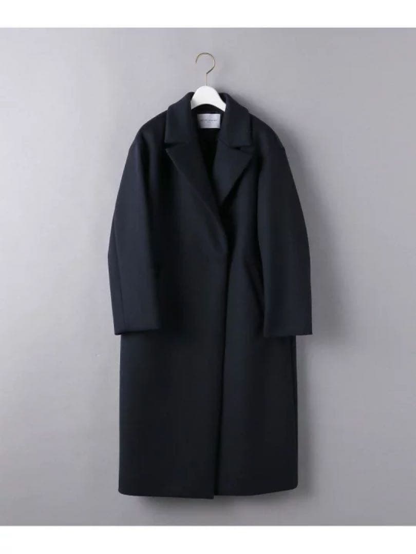 ユナイテッドアローズUNITED ARROWS ビッグテーラードコート　ネイビー