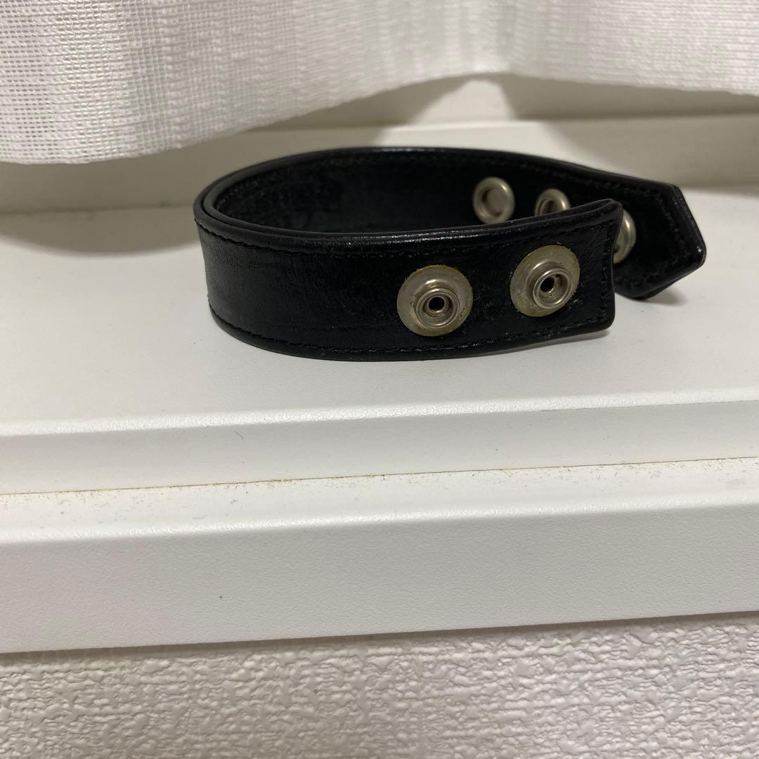 クロムハーツレザーブレスレット