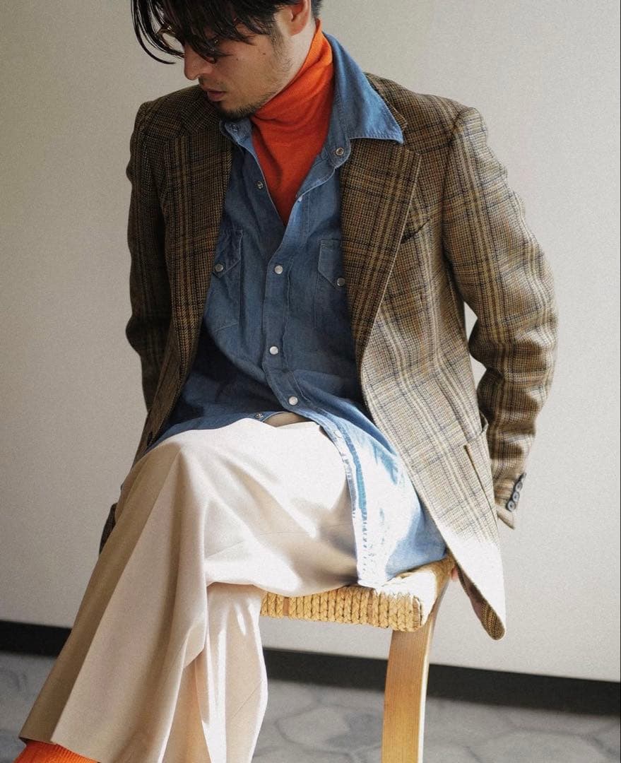 25AW MAATEE&SONS チグハグWESTERN シャツサイズ２