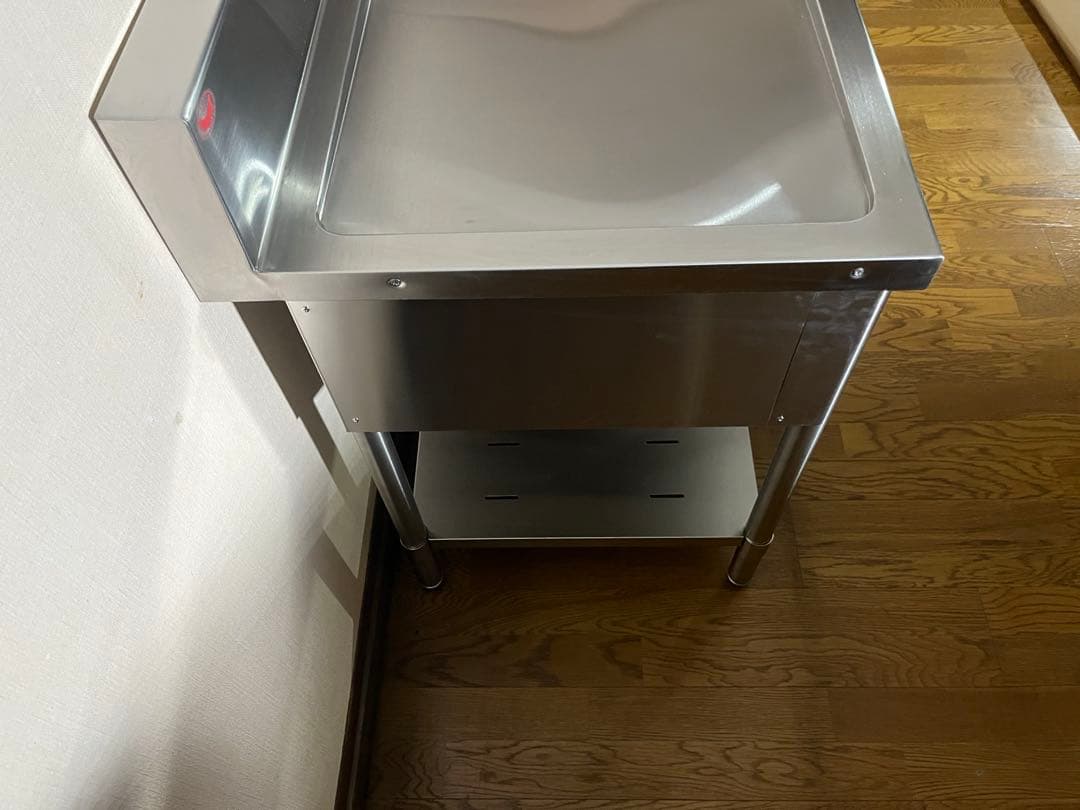 業務用シンク　1槽水切付シンク　マルゼン