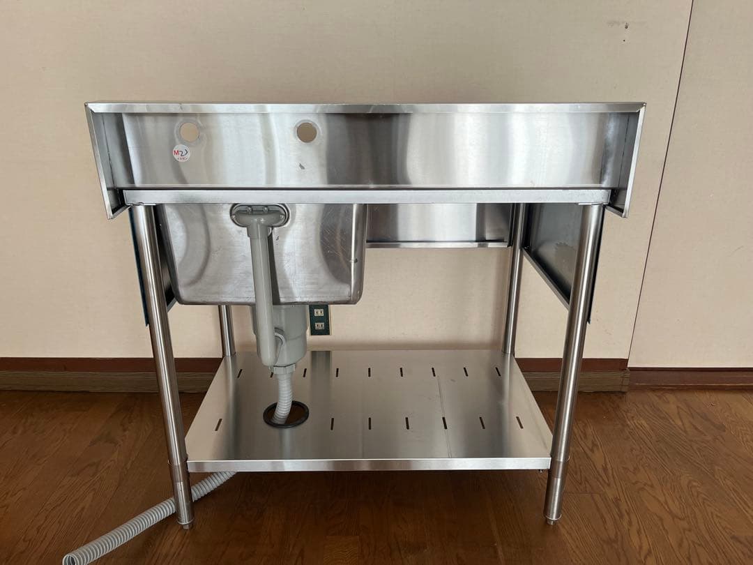 業務用シンク　1槽水切付シンク　マルゼン