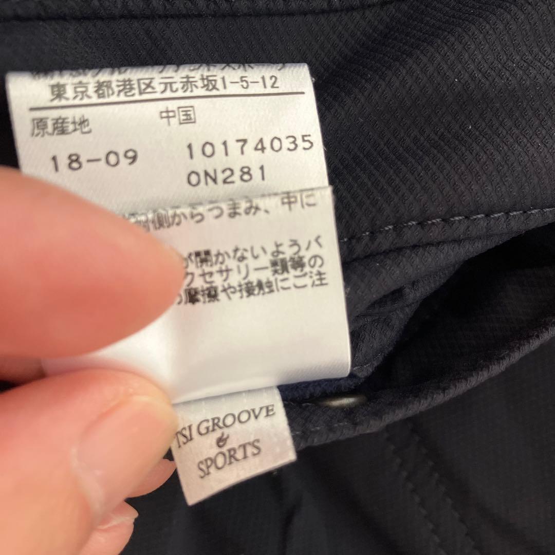 極美品★PEARLY GATESパーリーゲイツダウン中綿パンツ4(M)ネイビー