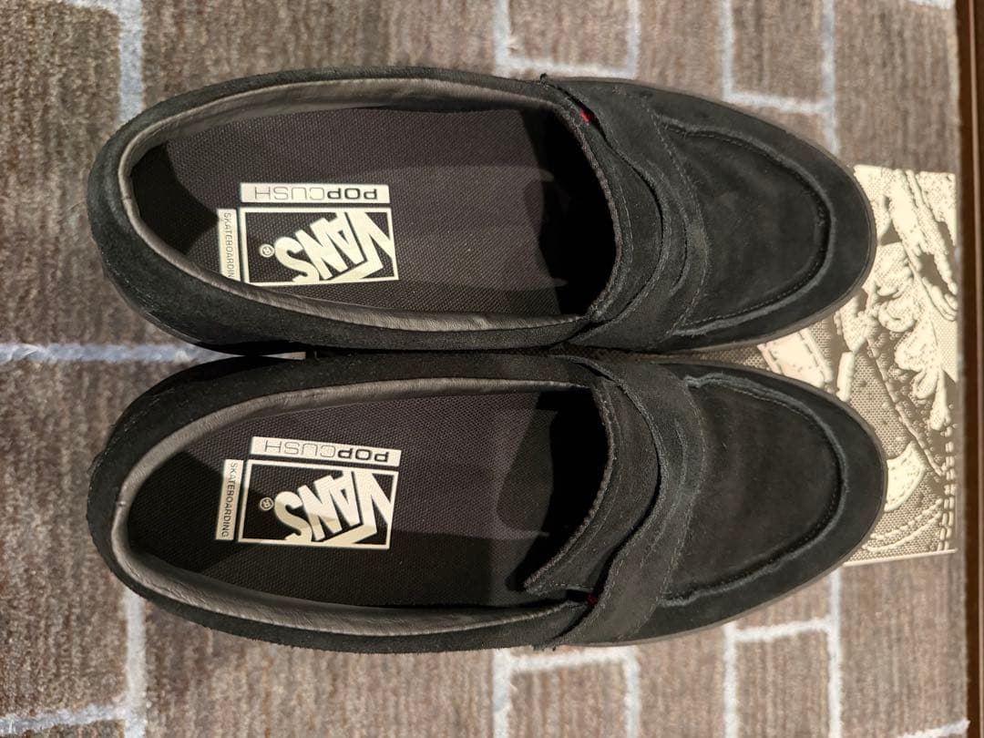 VANS Skate Loafer Suede Black バンズ ローファー