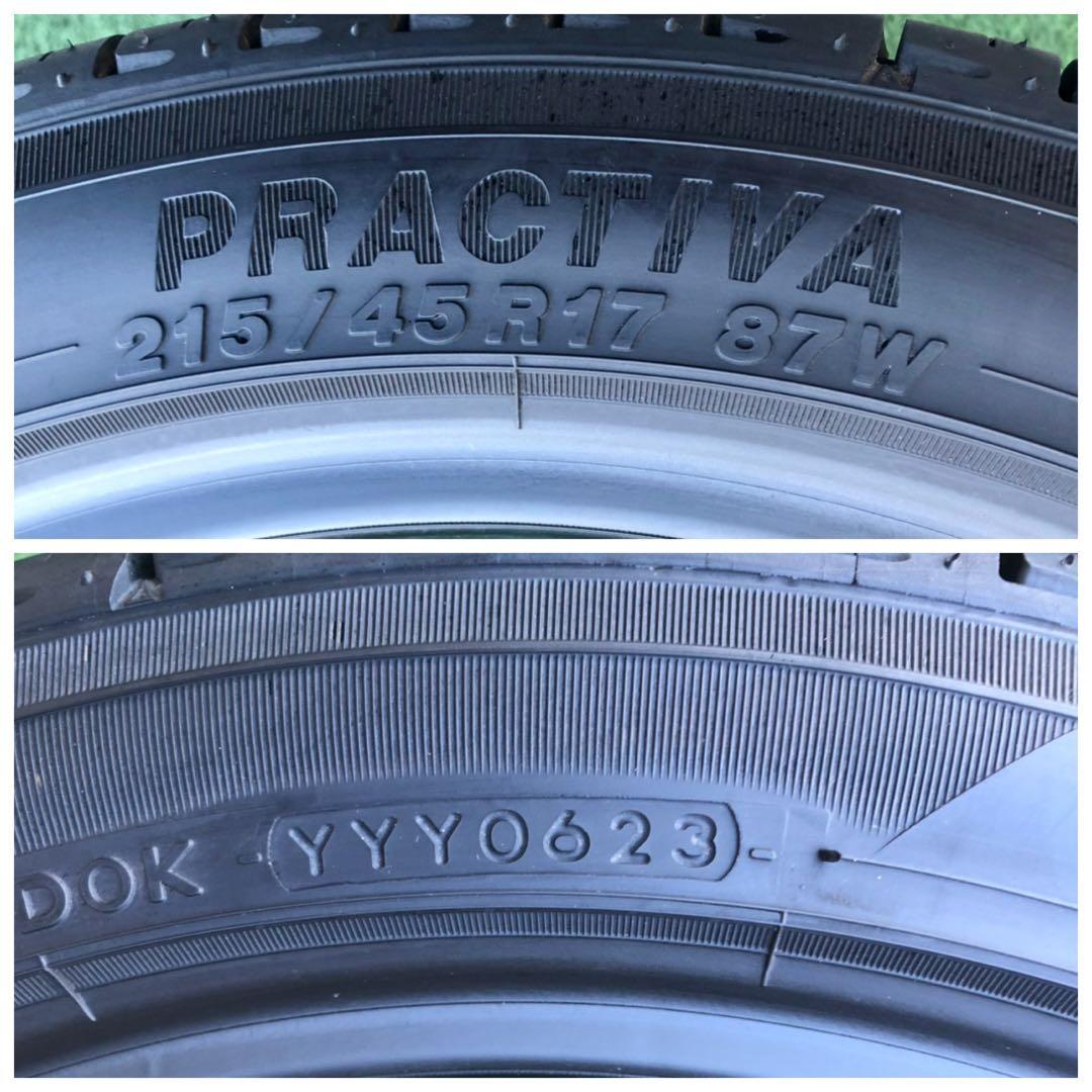 215/45 R17 PRACTIVA ラジアルタイヤ　2023年