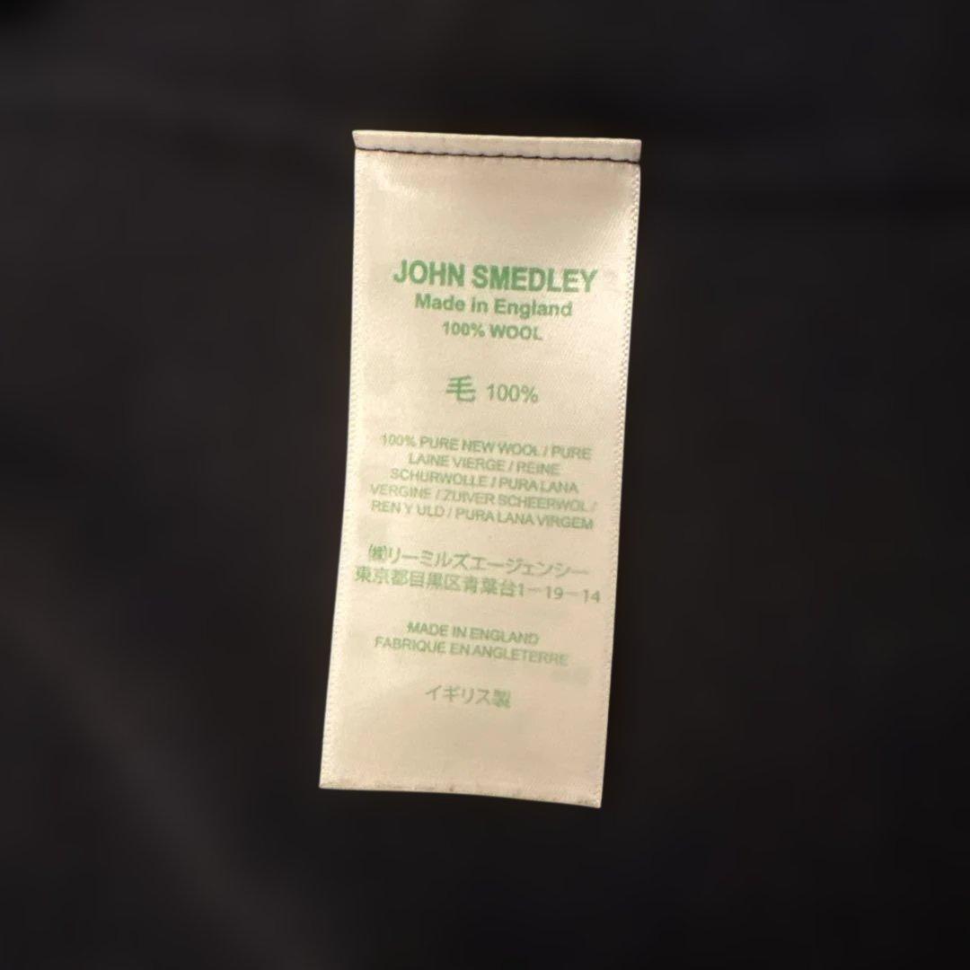 ジョンスメドレー　［UNISEX］ノーカラー長袖ボタンレスニットカーディガン