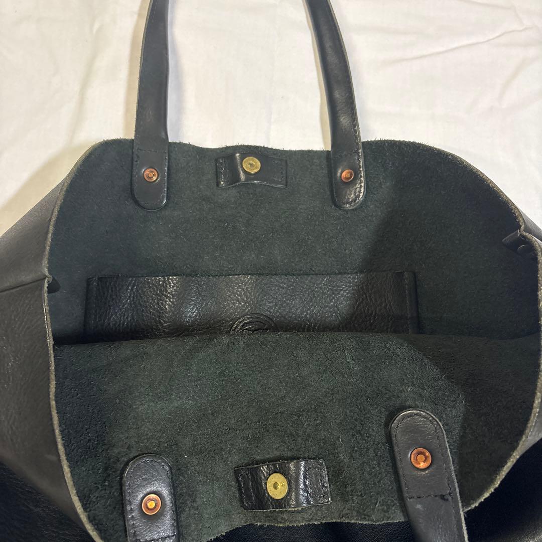 スロウ　トートバッグ　ビームス別注　bono 肩掛け　黒　栃木レザー　イチ押し