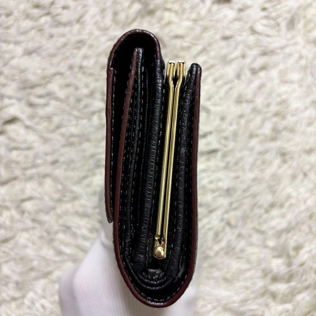 ヴィヴィアンウエストウッド 三つ折り財布 ブラック ビッグオーブ