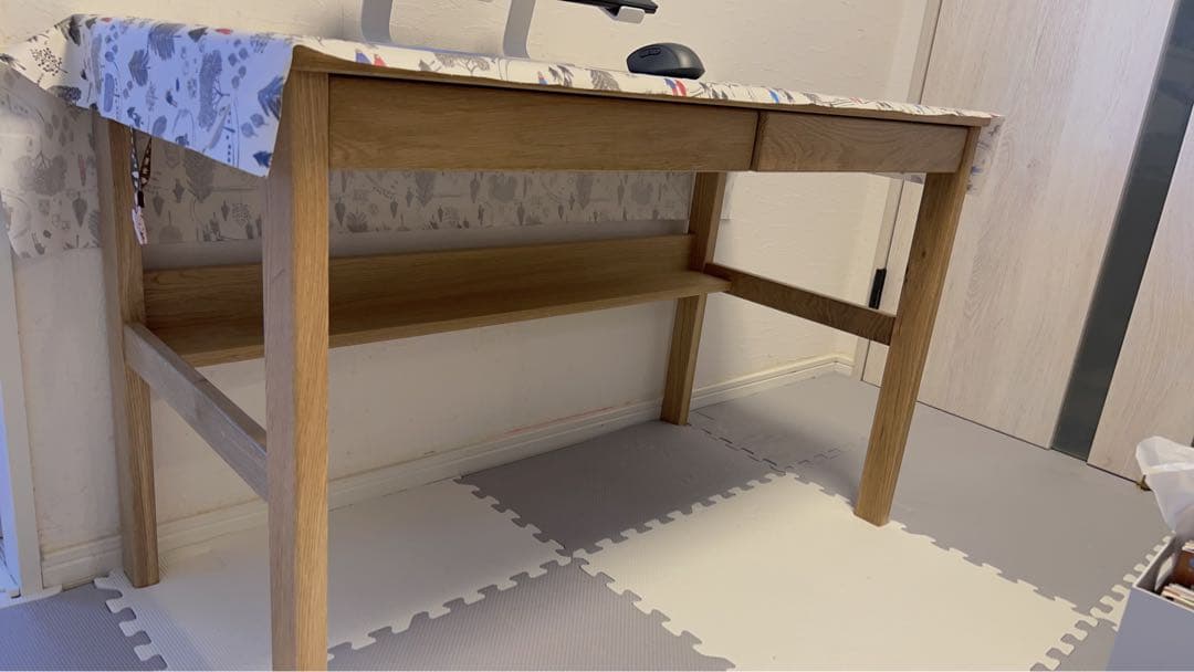 無印良品 机 木製デスク