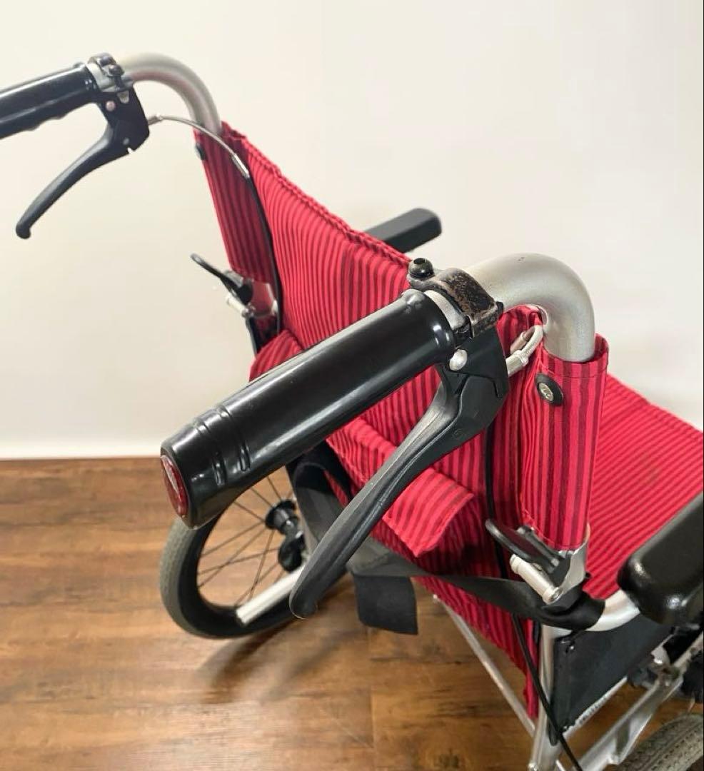 ◇アルミ介助用車椅子 BML16-40SB カワムラサイクル 軽量 コンパクト