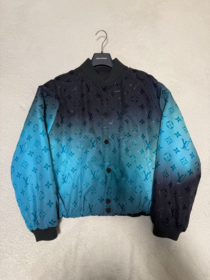 ルイヴィトン モノグラム ナイロン ボンバージャケット 48サイズ美品 24SS