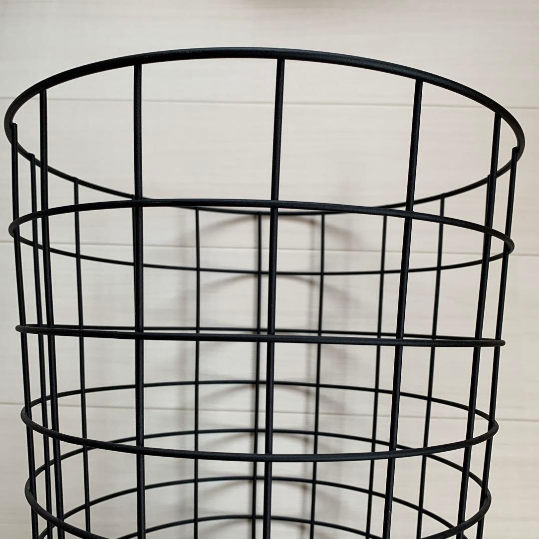メニュー MENU Wire Bin ワイヤービン ワイヤーバスケット　黒