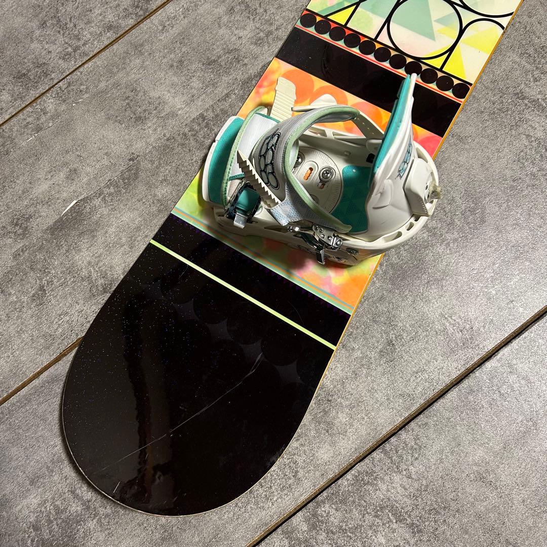 レディーススノーボード2点セット サロモン　146cm バインSM グラトリ