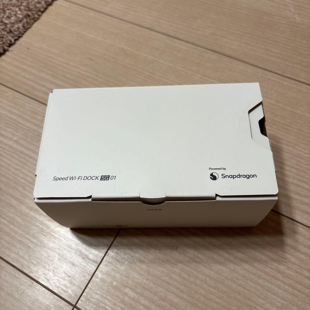 新品／未使用／メルカリ便／SpeedWi-FiDOCK5G01／UQWiMAX