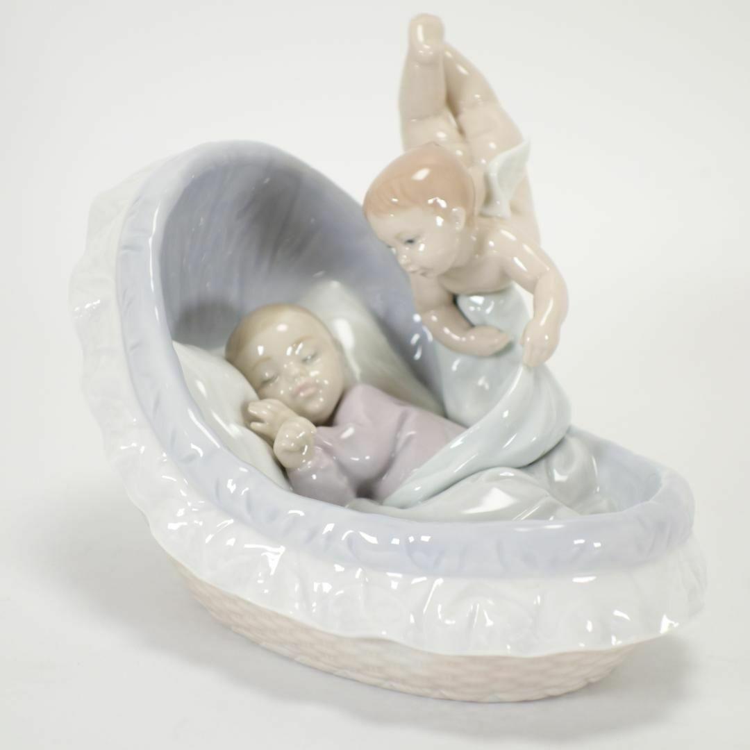 希少 絶版！ リヤドロ 「いい夢みてね」 天使 赤ちゃん 8400 LLADRO