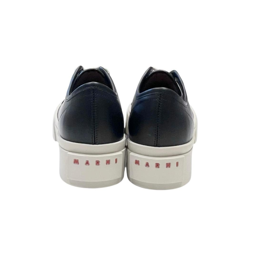 MARNI 25AW ブラック ナッパレザー PABLOレースアップスニーカー