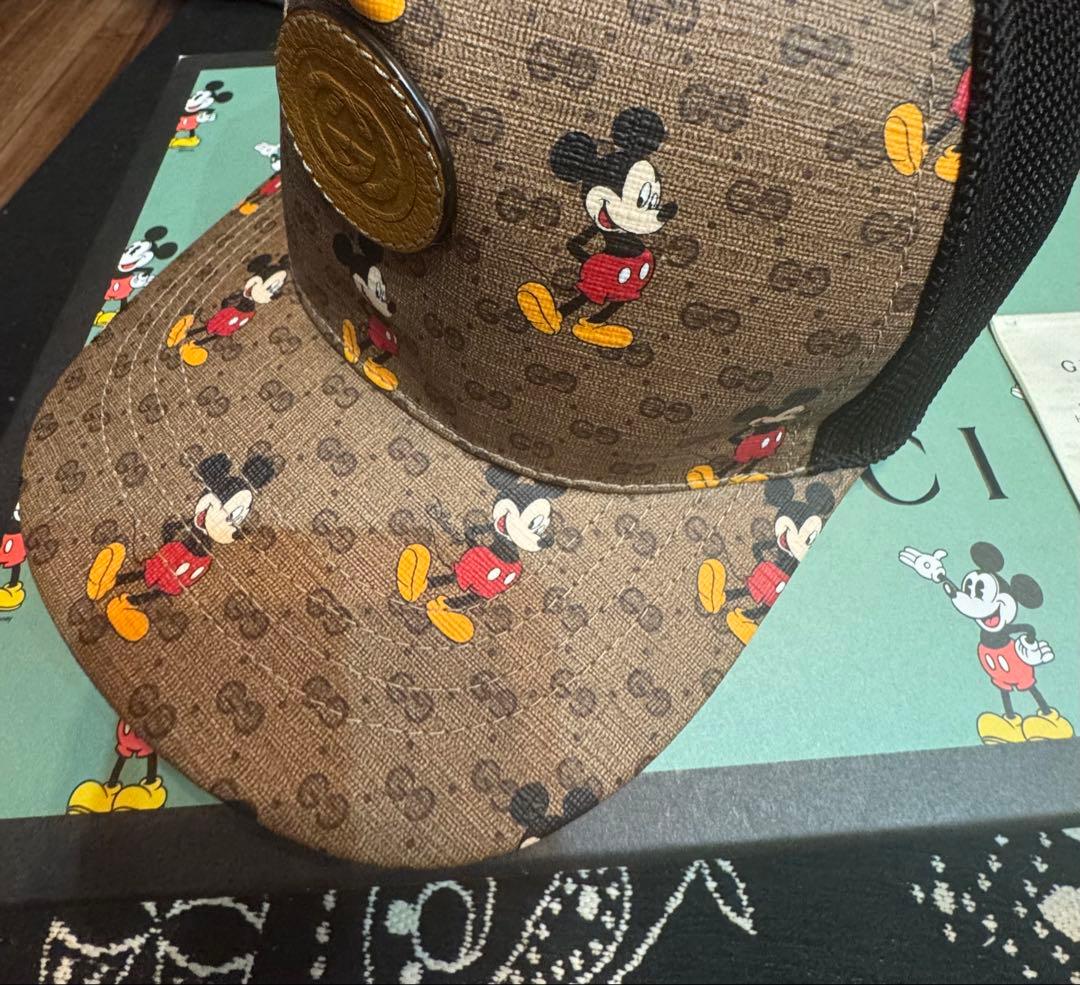 M*n様 GUCCI ミッキー　キャップ