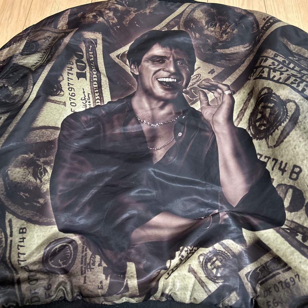 ジャケット・アウター 90s \"SCARFACE\" Reversible Bomber jacket