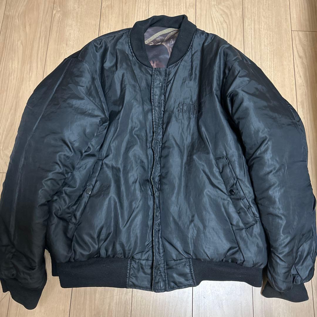 ジャケット・アウター 90s \"SCARFACE\" Reversible Bomber jacket