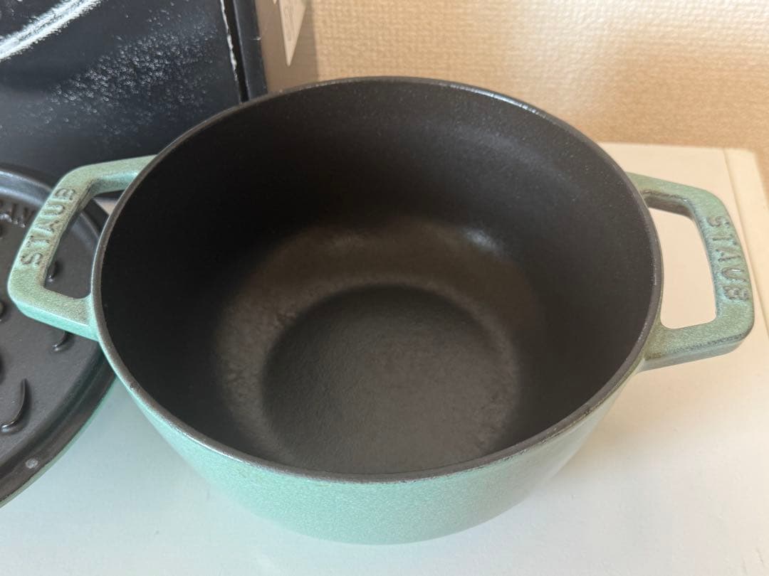 STAUB ストウブ ワナベ Wa-NABE M 18㎝ セージグリーン