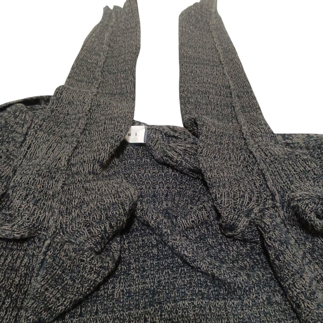 2XL✨MARNI フイッシュテール コットン カーディガン イタリア製