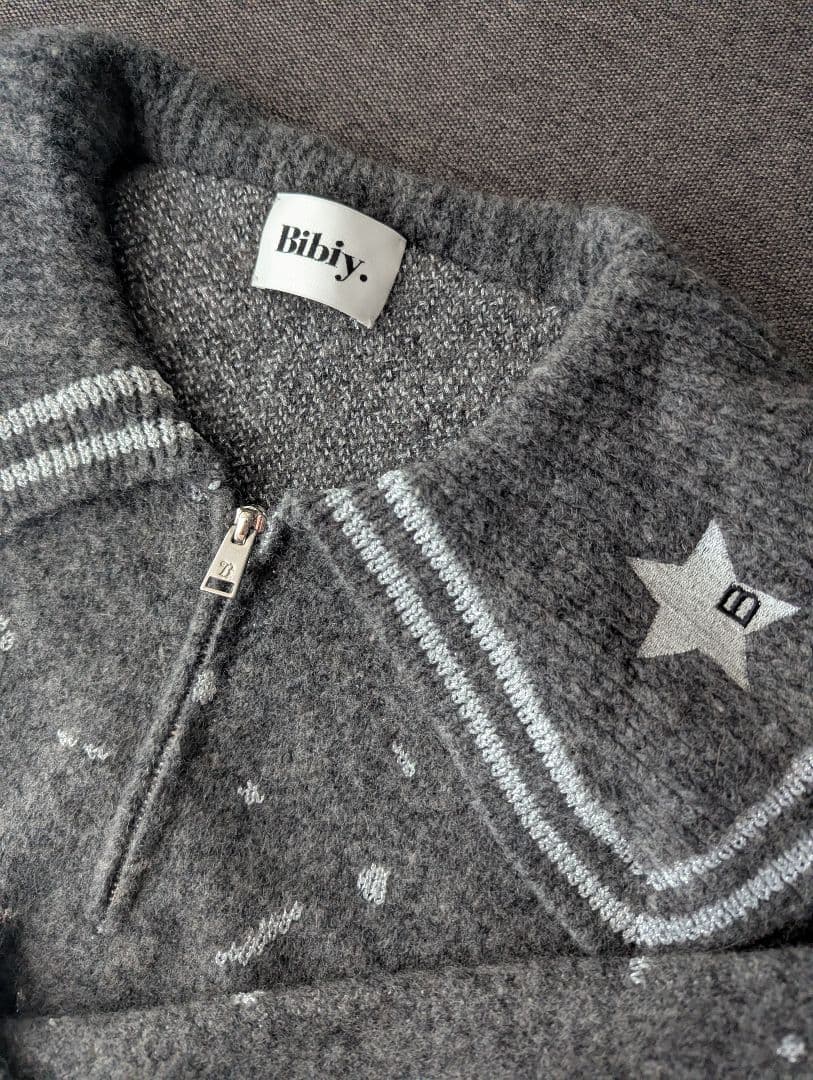 正規品値札無Bibiy. MAISON BIBIY. STAR KNIT グレー