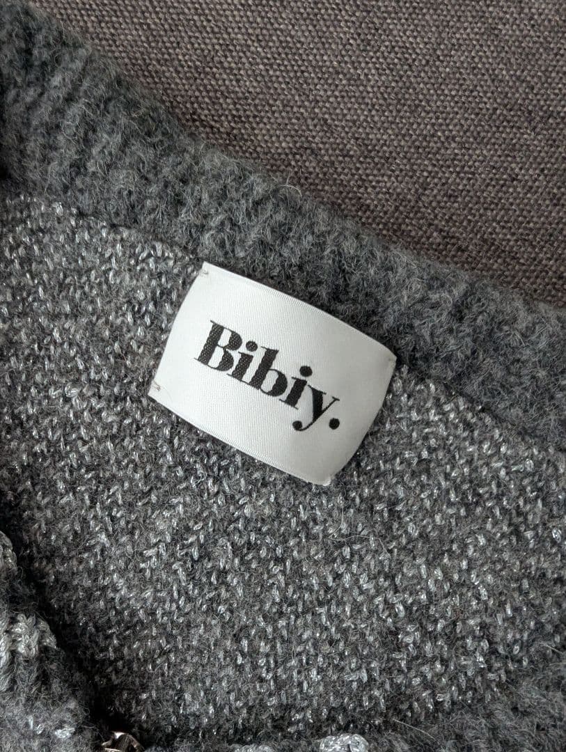 正規品値札無Bibiy. MAISON BIBIY. STAR KNIT グレー