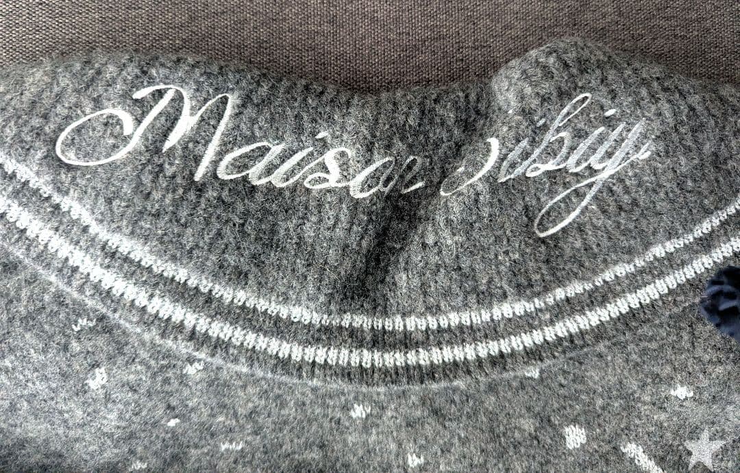 正規品値札無Bibiy. MAISON BIBIY. STAR KNIT グレー
