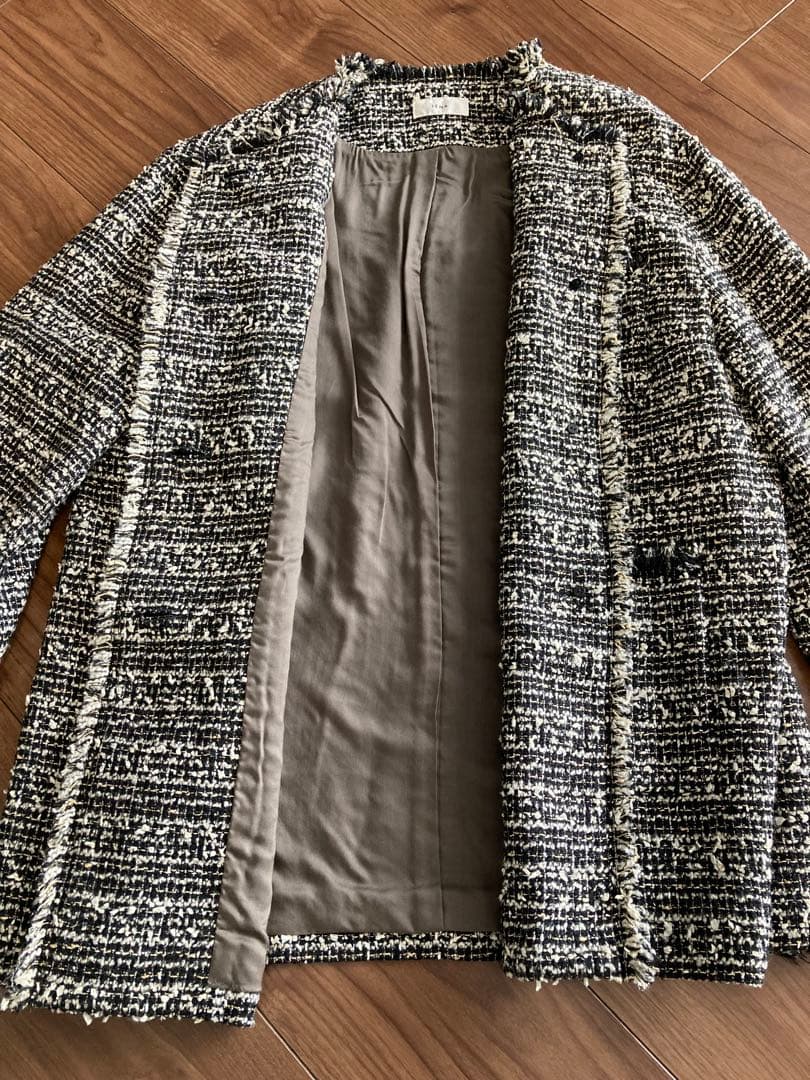 IENA Monotone Tweed ツイードジャケット