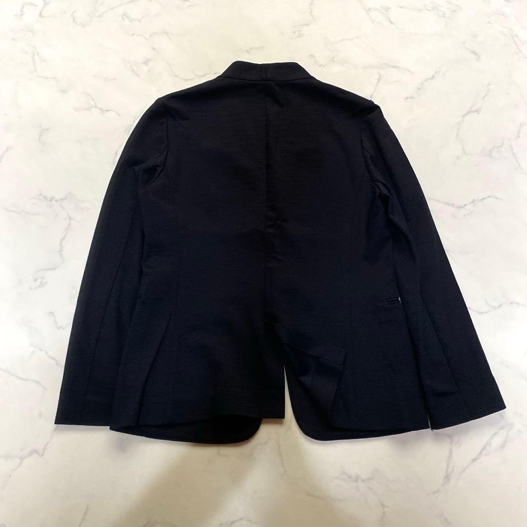美品✨ユナイテッドアローズ セットアップ ノーカラー パンツ紺 上38 下36
