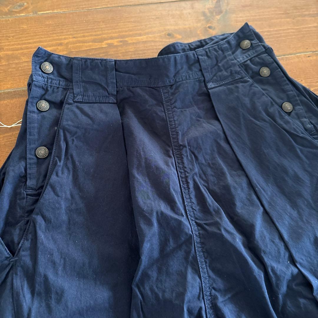 新品kapitalバーバリーAKUTAGAWAパンツ　ネイビー　1