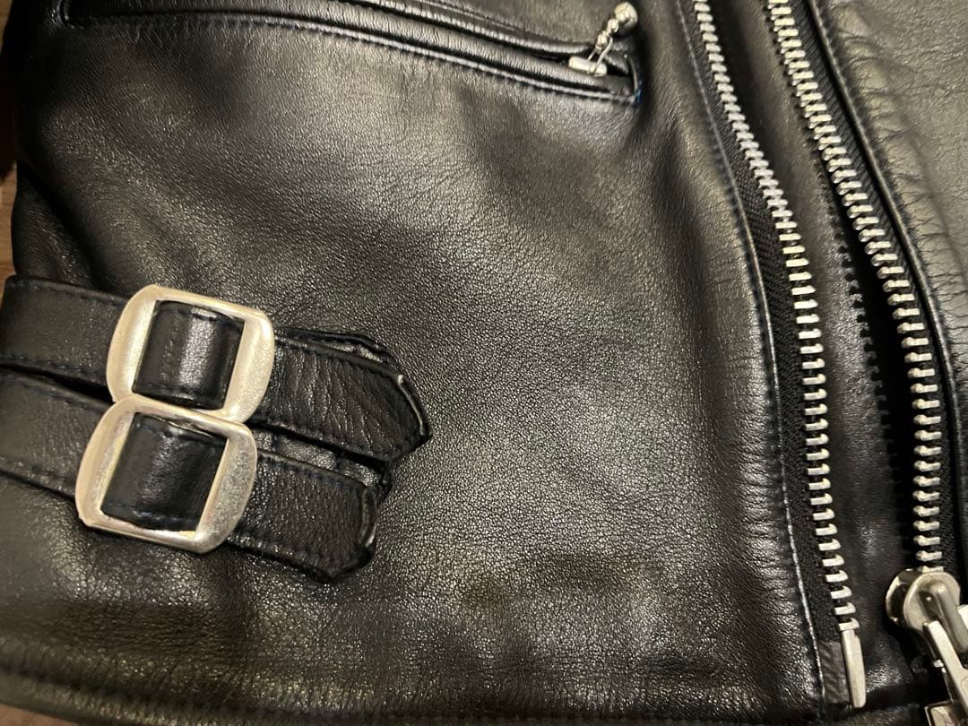 HTC！ 激安！KNACK ナック 牛革 レザーダブルライダース
