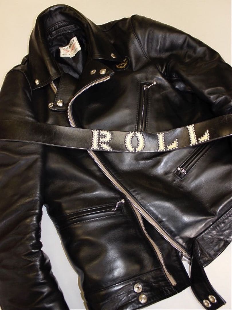 roll スタッズベルト　ルイスレザー