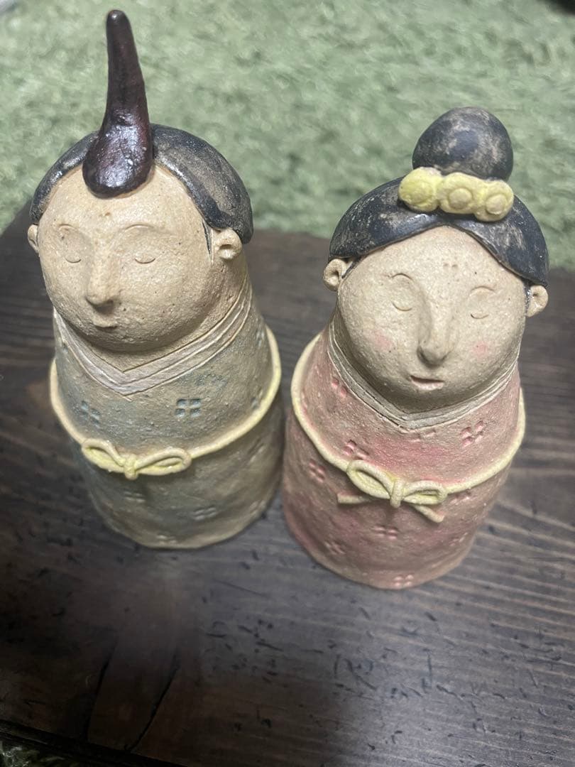大野素子　雛人形　ペア　ひな祭り