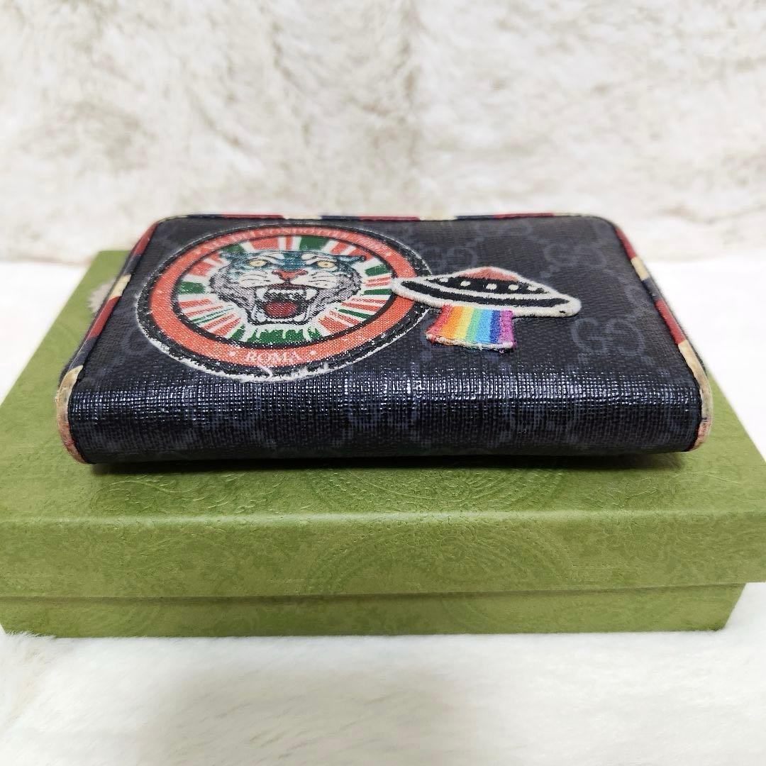 ✨美品　希少　レア✨グッチ　ケース　刺繍　アップリケ　アニマリエ　レザー