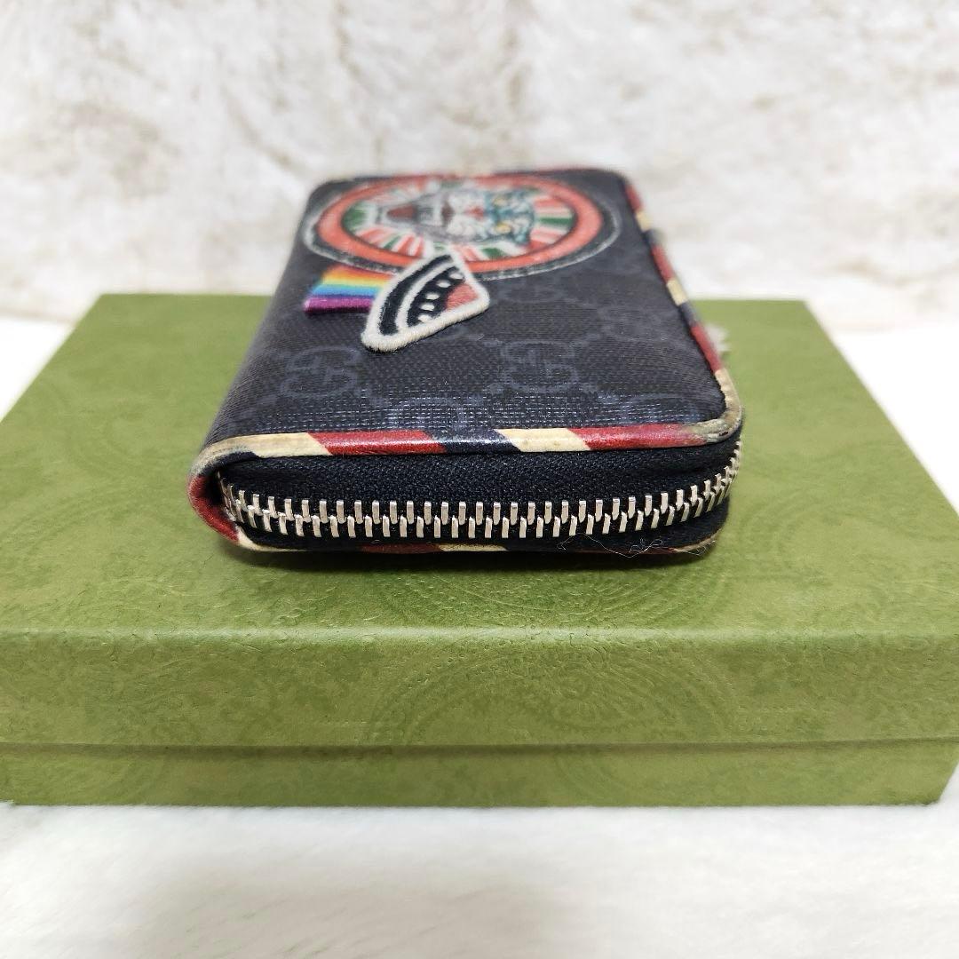 ✨美品　希少　レア✨グッチ　ケース　刺繍　アップリケ　アニマリエ　レザー