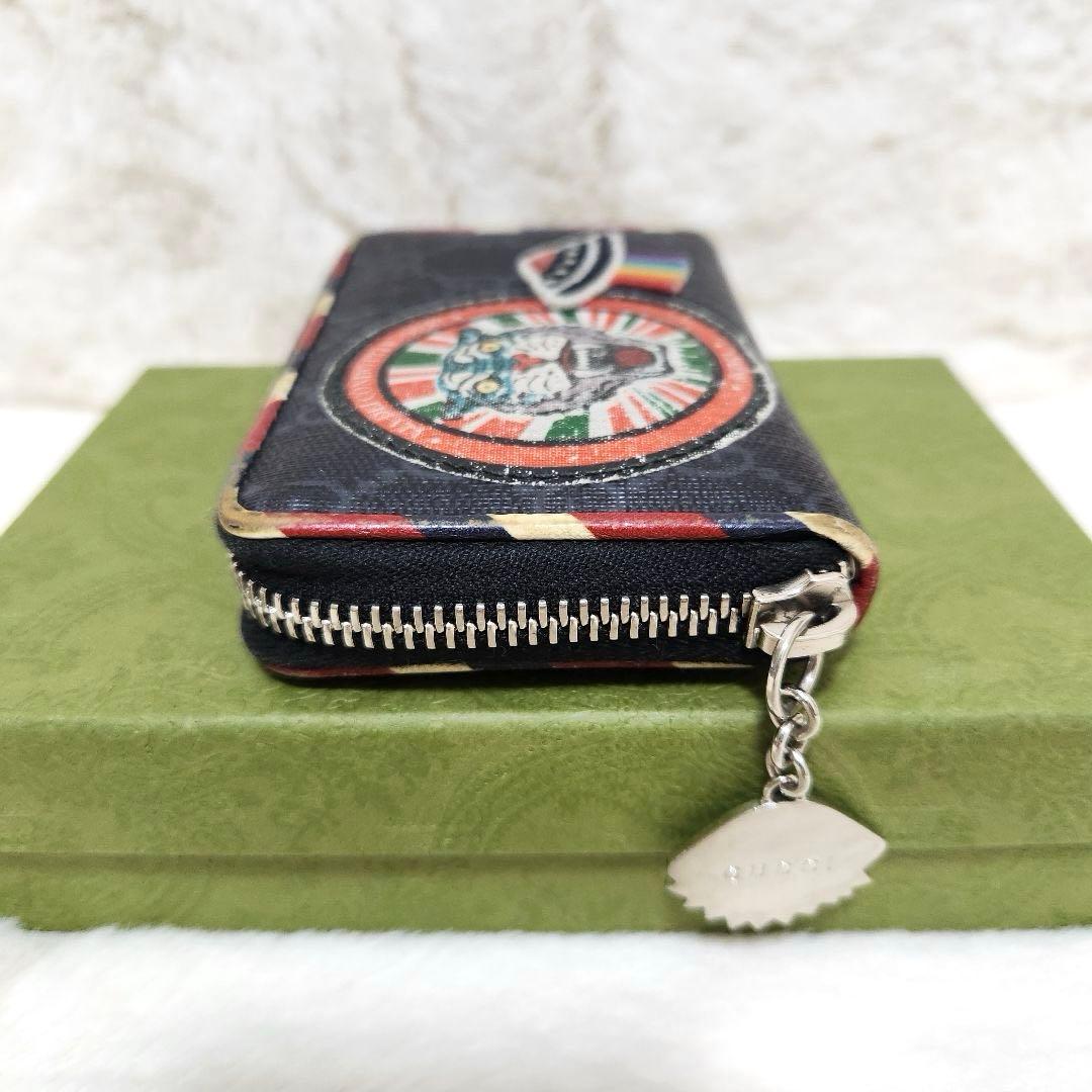 ✨美品　希少　レア✨グッチ　ケース　刺繍　アップリケ　アニマリエ　レザー