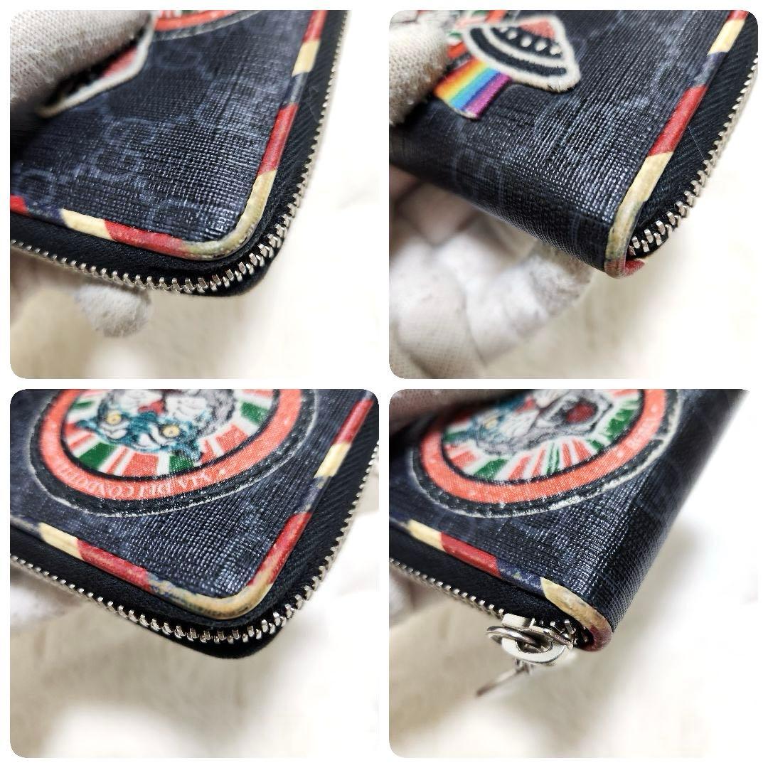 ✨美品　希少　レア✨グッチ　ケース　刺繍　アップリケ　アニマリエ　レザー